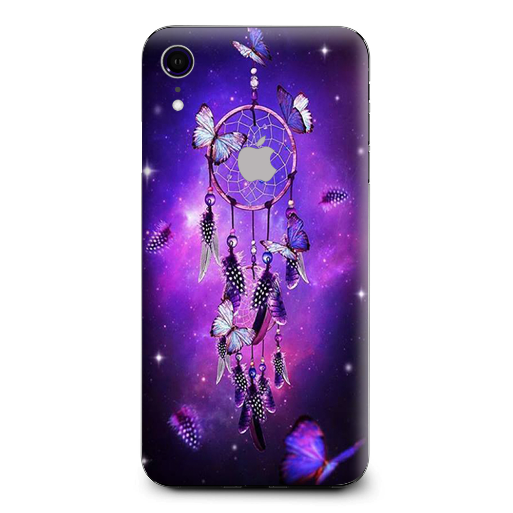 Dreamcatcher Butterflies Purple Apple iPhone XR Skin