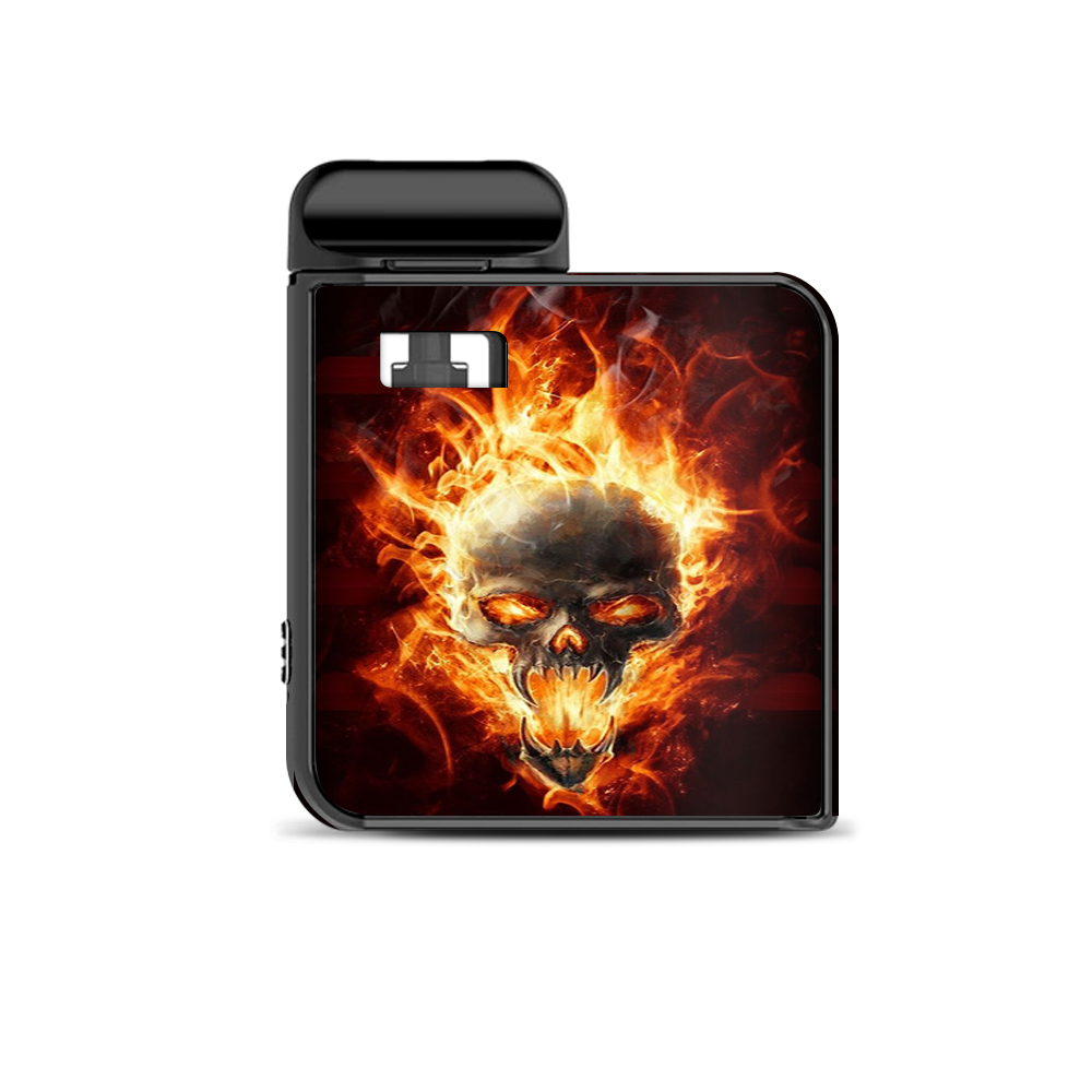  Fire Skull In Flames Smok Mico Kit Skin