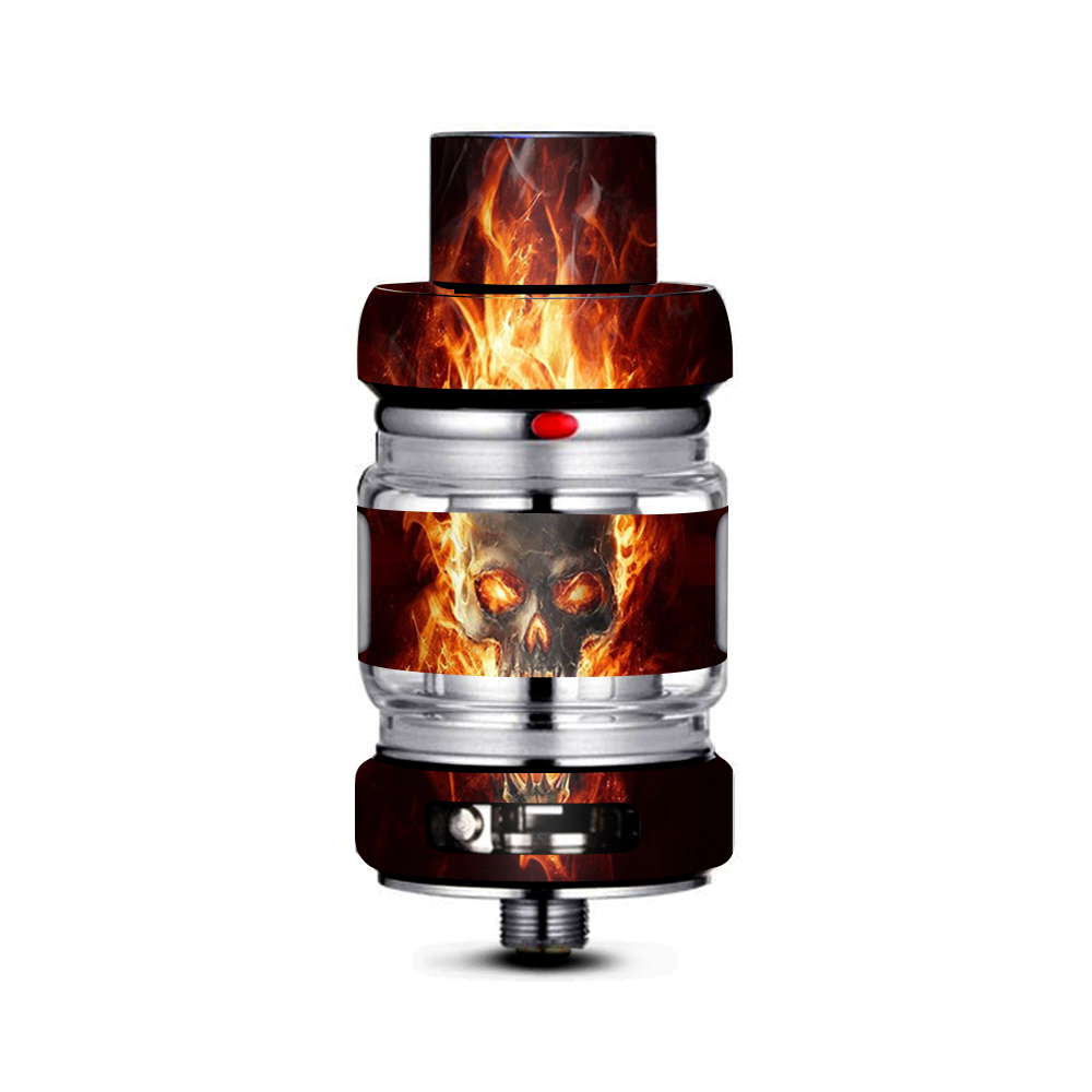  Fire Skull In Flames Freemax Mesh Pro Tank Skin