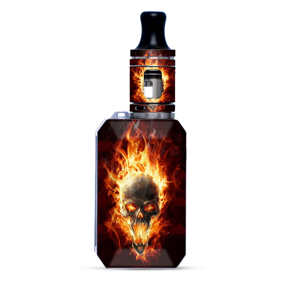 Fire Skull In Flames