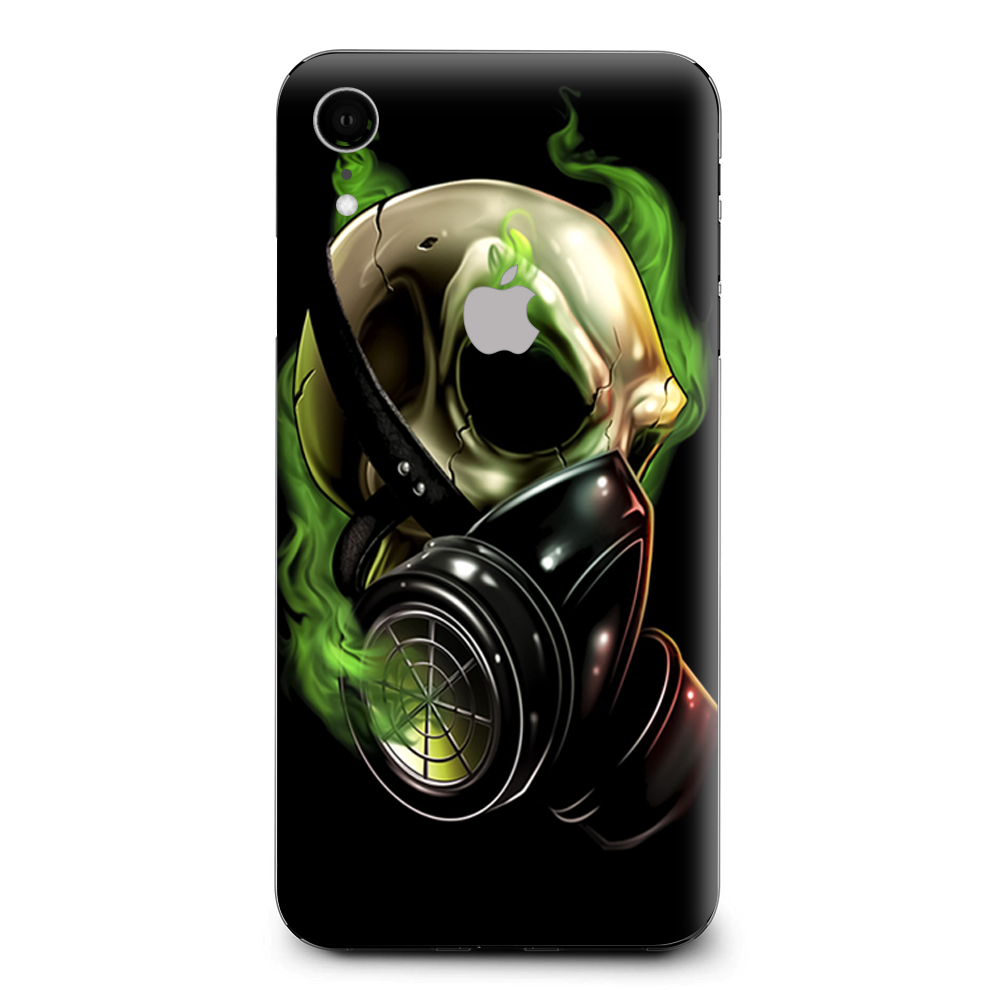 Gas Mask Skeleton Apple iPhone XR Skin