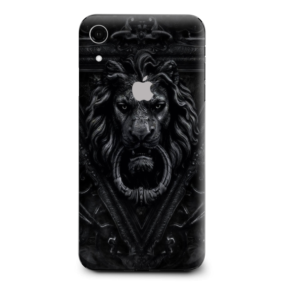 Gothic Lion Door Knocker Apple iPhone XR Skin