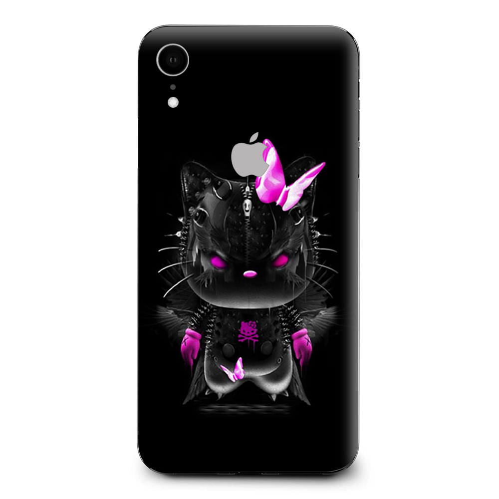 Cute Kitty In Black Apple iPhone XR Skin