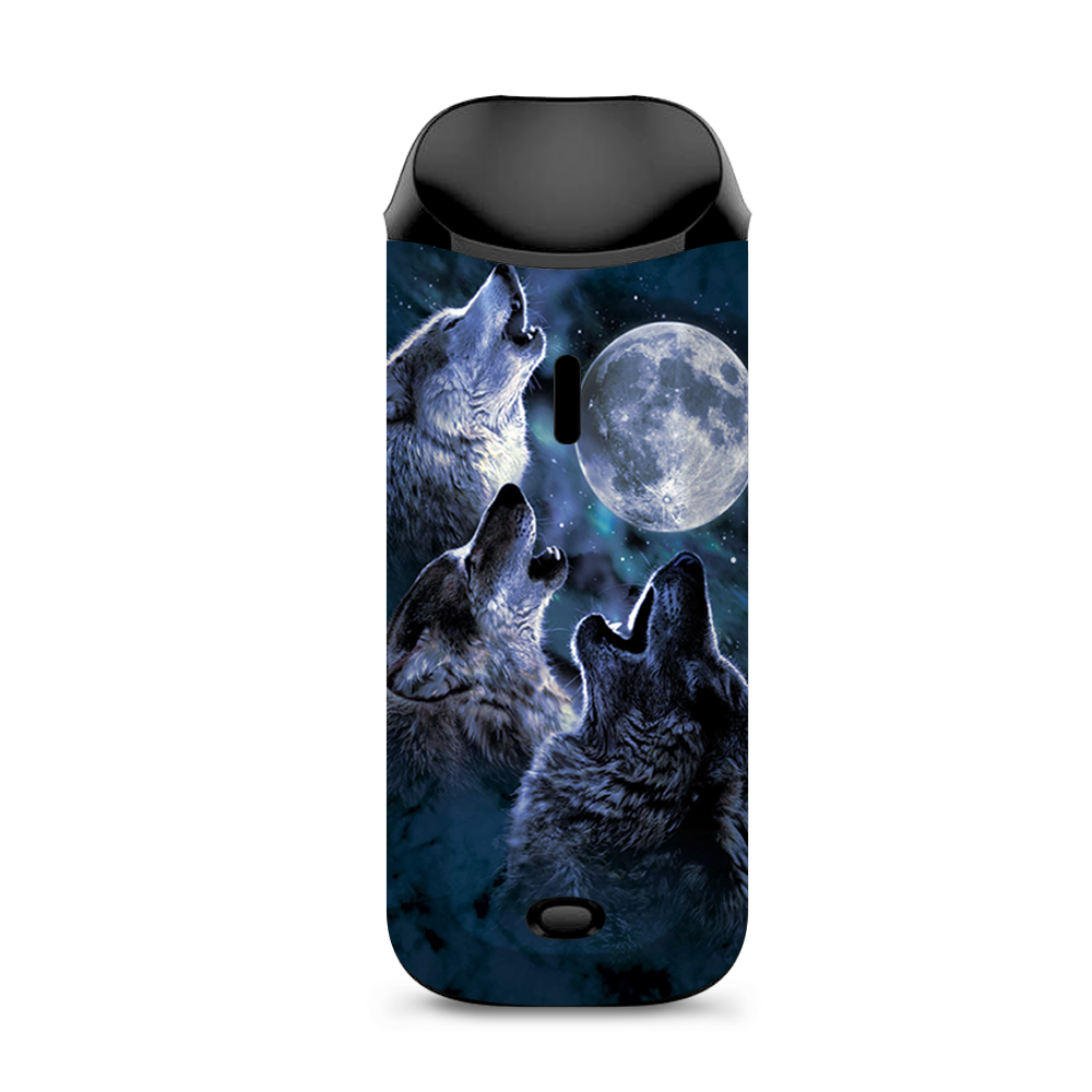  Howling Wolves At Moon Vaporesso Nexus AIO Kit Skin