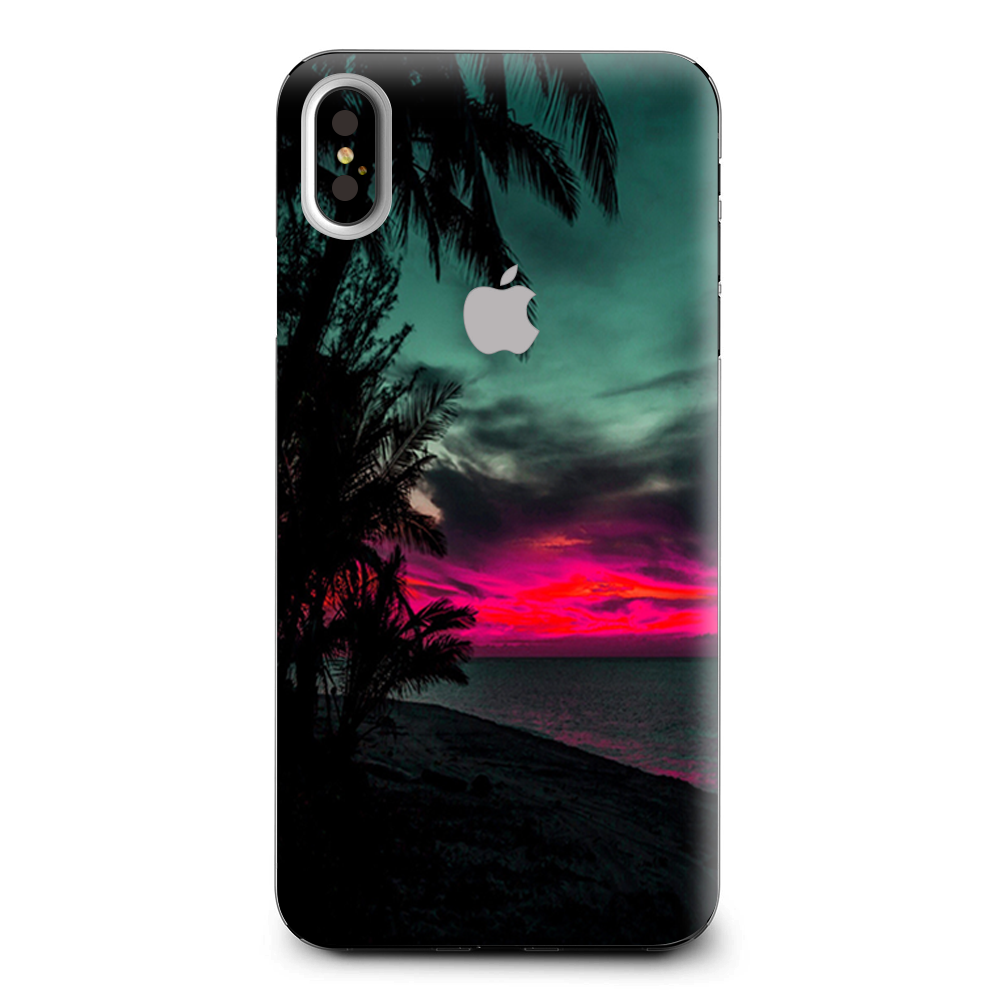 Ocean Sunset Pink Sky Apple iPhone XS Max Skin