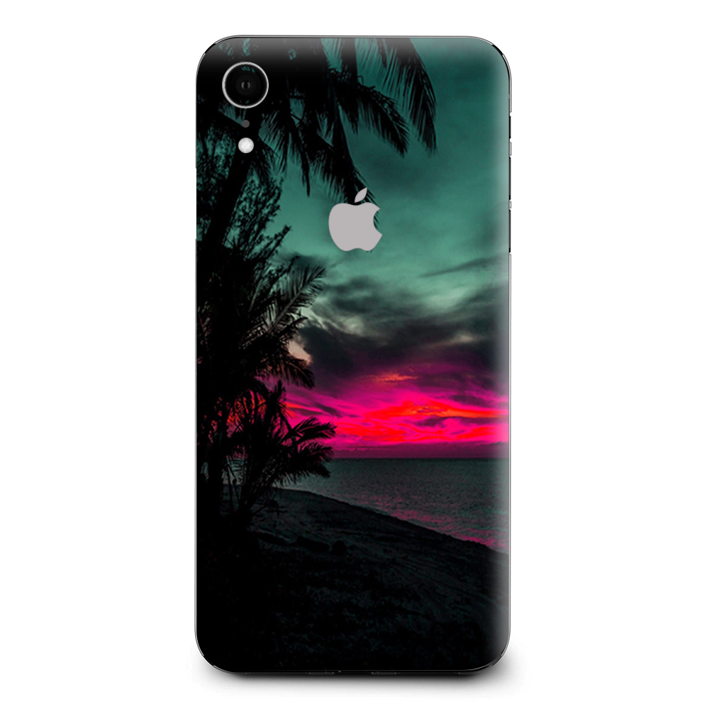 Ocean Sunset Pink Sky Apple iPhone XR Skin
