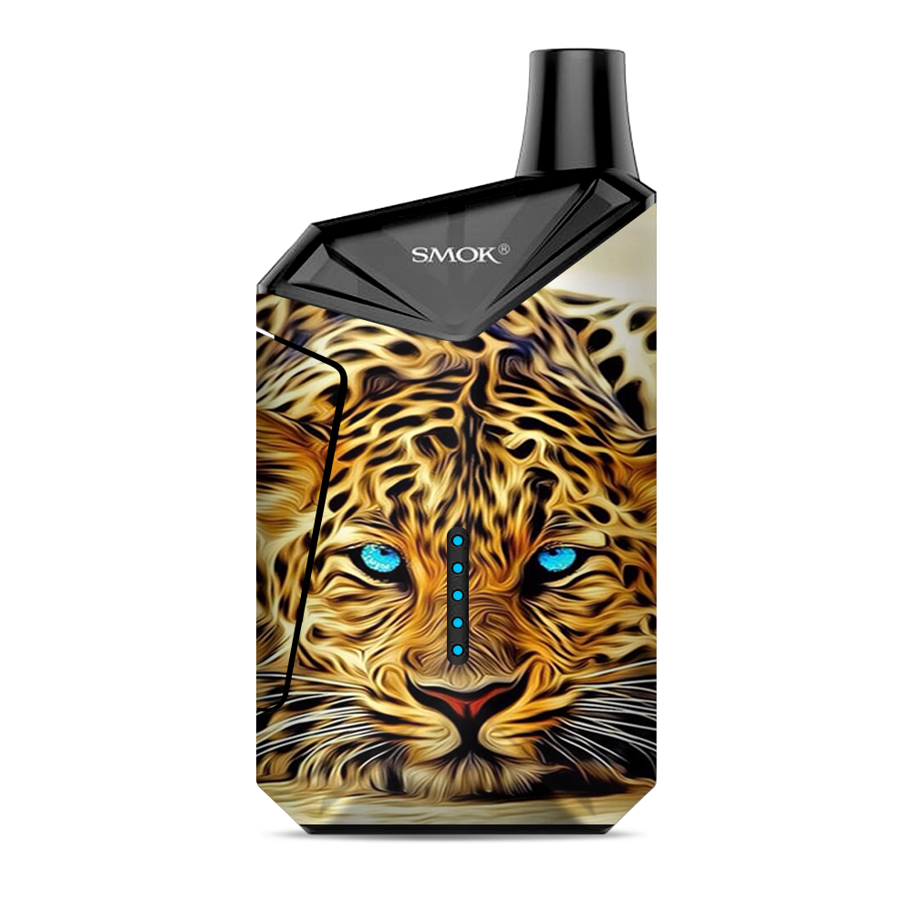  Leopard With Blue Eyes Smok  X-Force AIO Kit  Skin