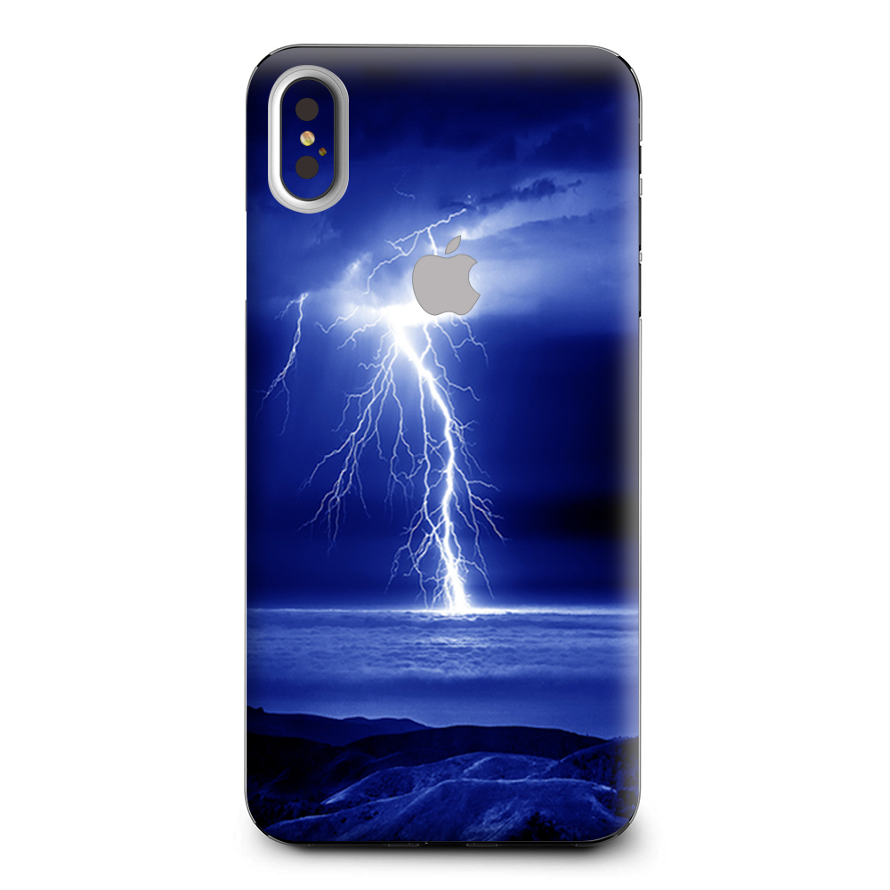 Lightning On The Ocean Apple iPhone XS Max Skin