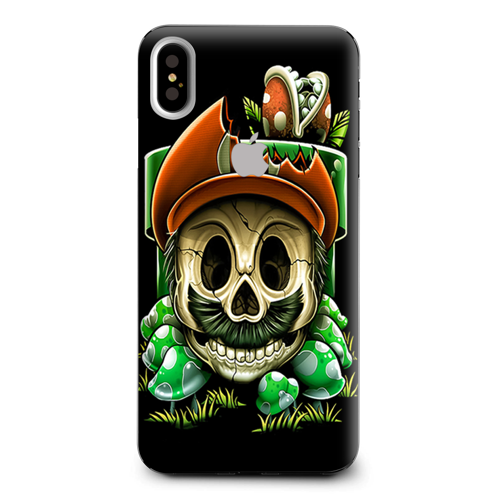 Gangster Mario Face Apple iPhone XS Max Skin