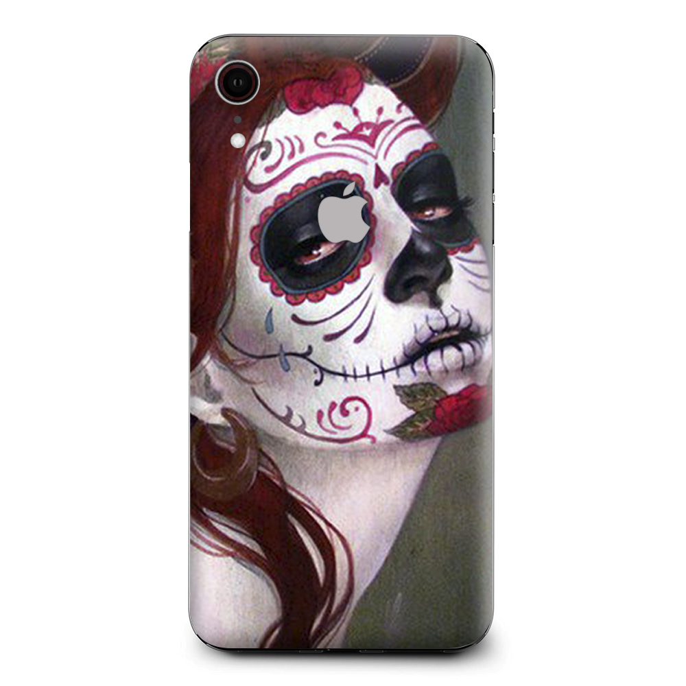 Sugar Skull Girl Apple iPhone XR Skin