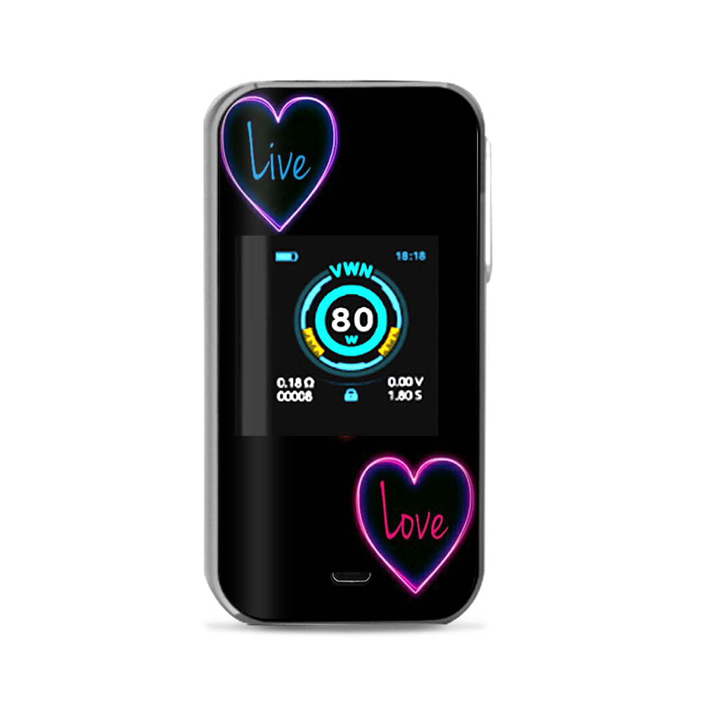  Neon Hearts Vaporesso Luxe Nano Kit Skin