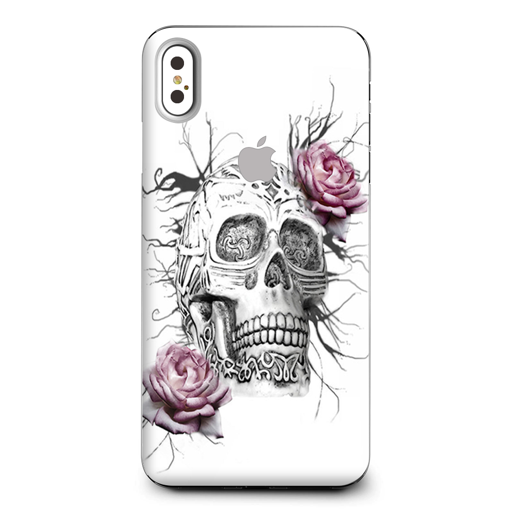 Roses In Skull Apple iPhone XS Max Skin