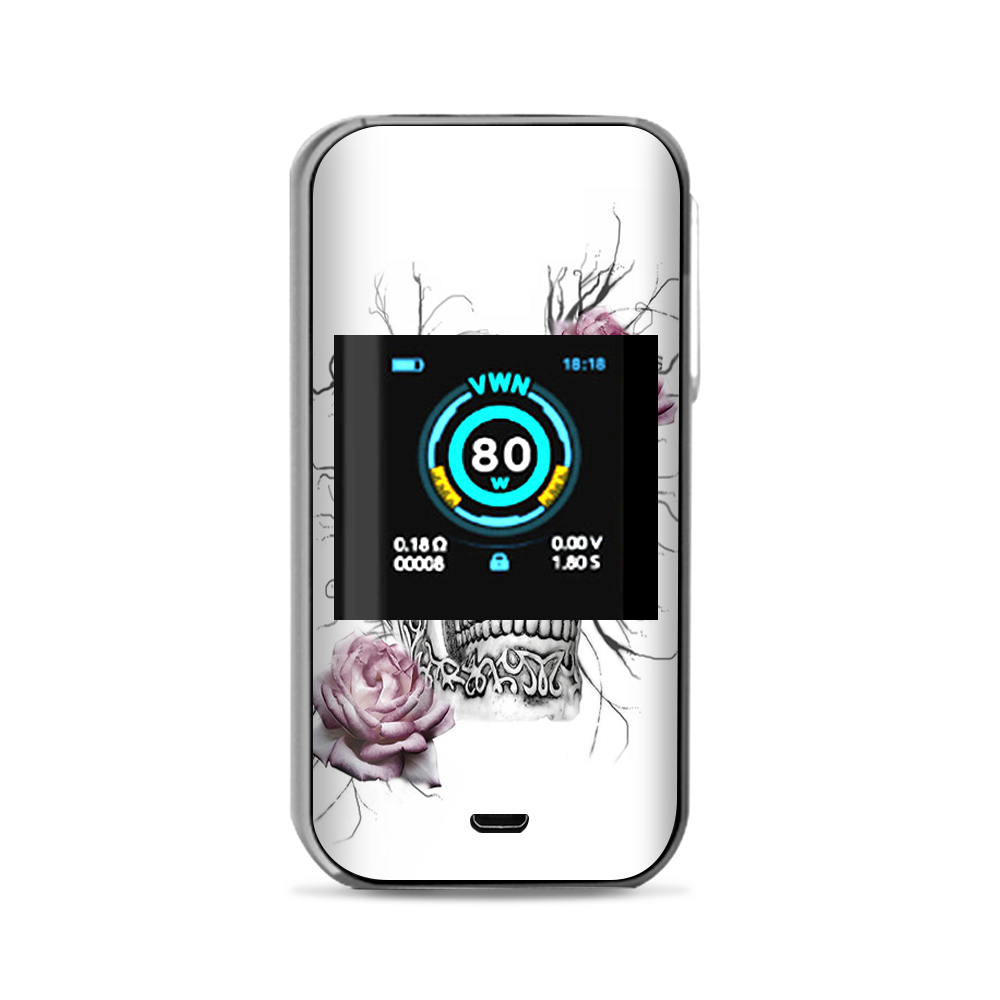  Roses In Skull Vaporesso Luxe Nano Kit Skin