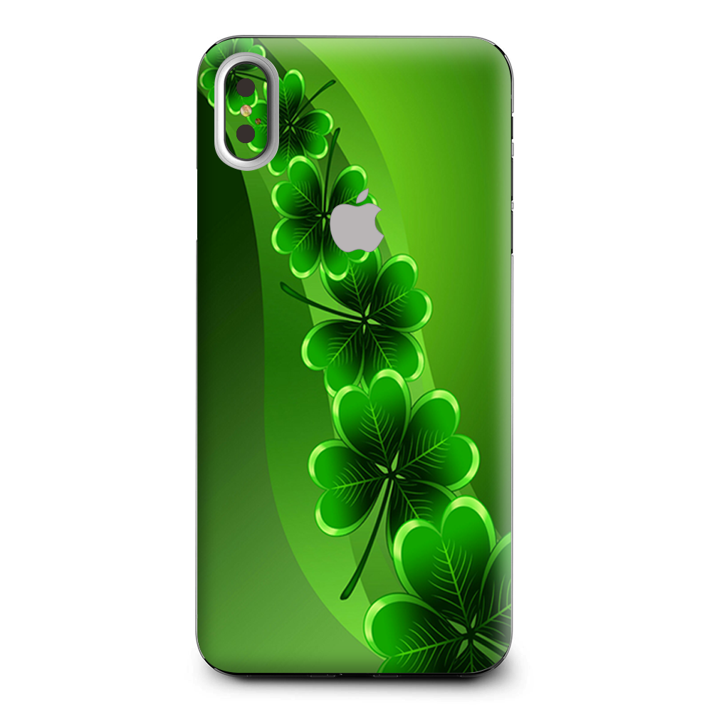 Shamrocks 4 Leaf Clover Apple iPhone XS Max Skin