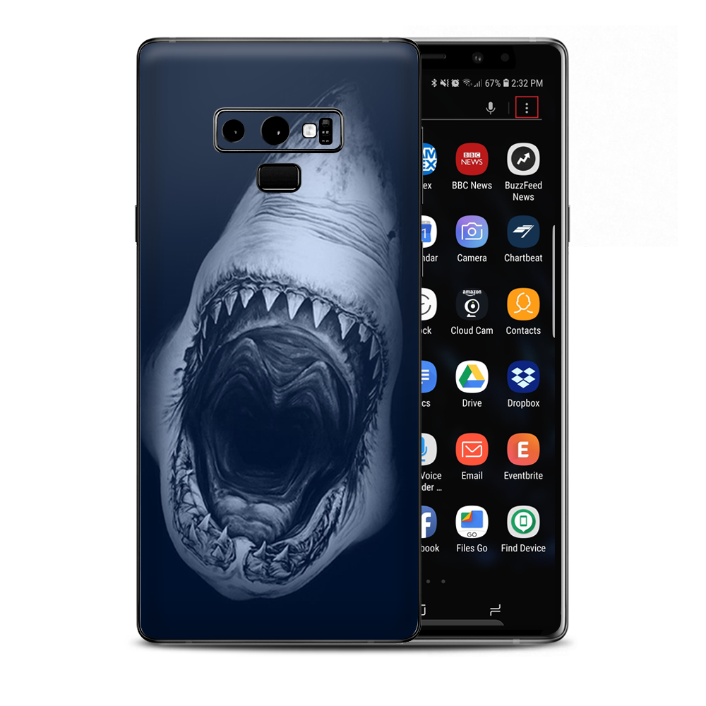 Shark Attack Samsung Galaxy Note 9 Skin