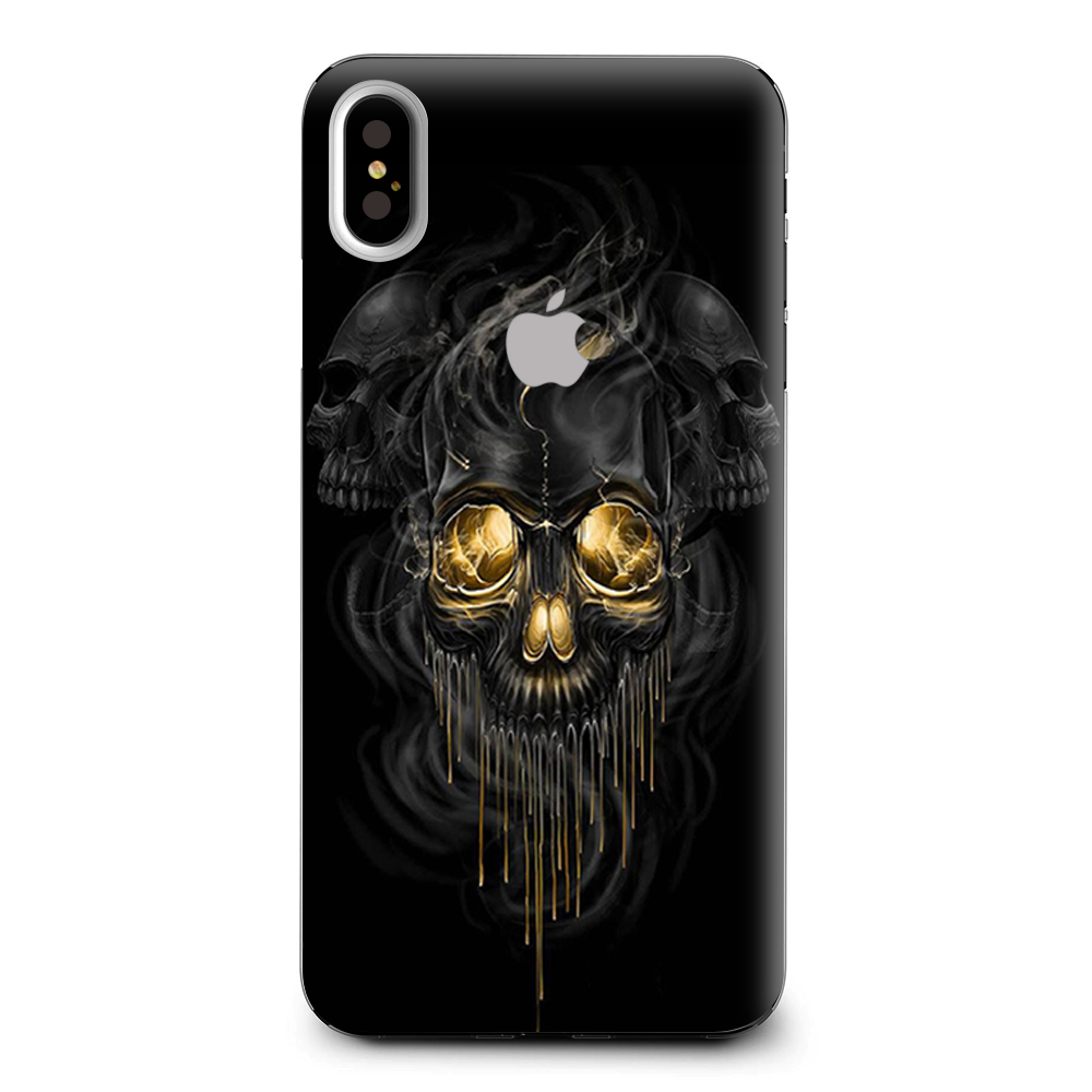 Golden Skull Apple iPhone XS Max Skin