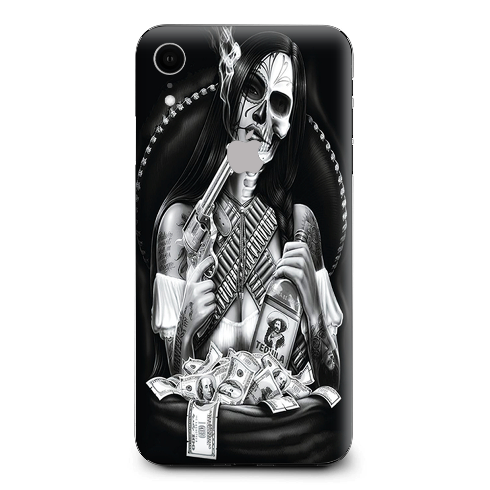 Skull Girl Gangster Apple iPhone XR Skin