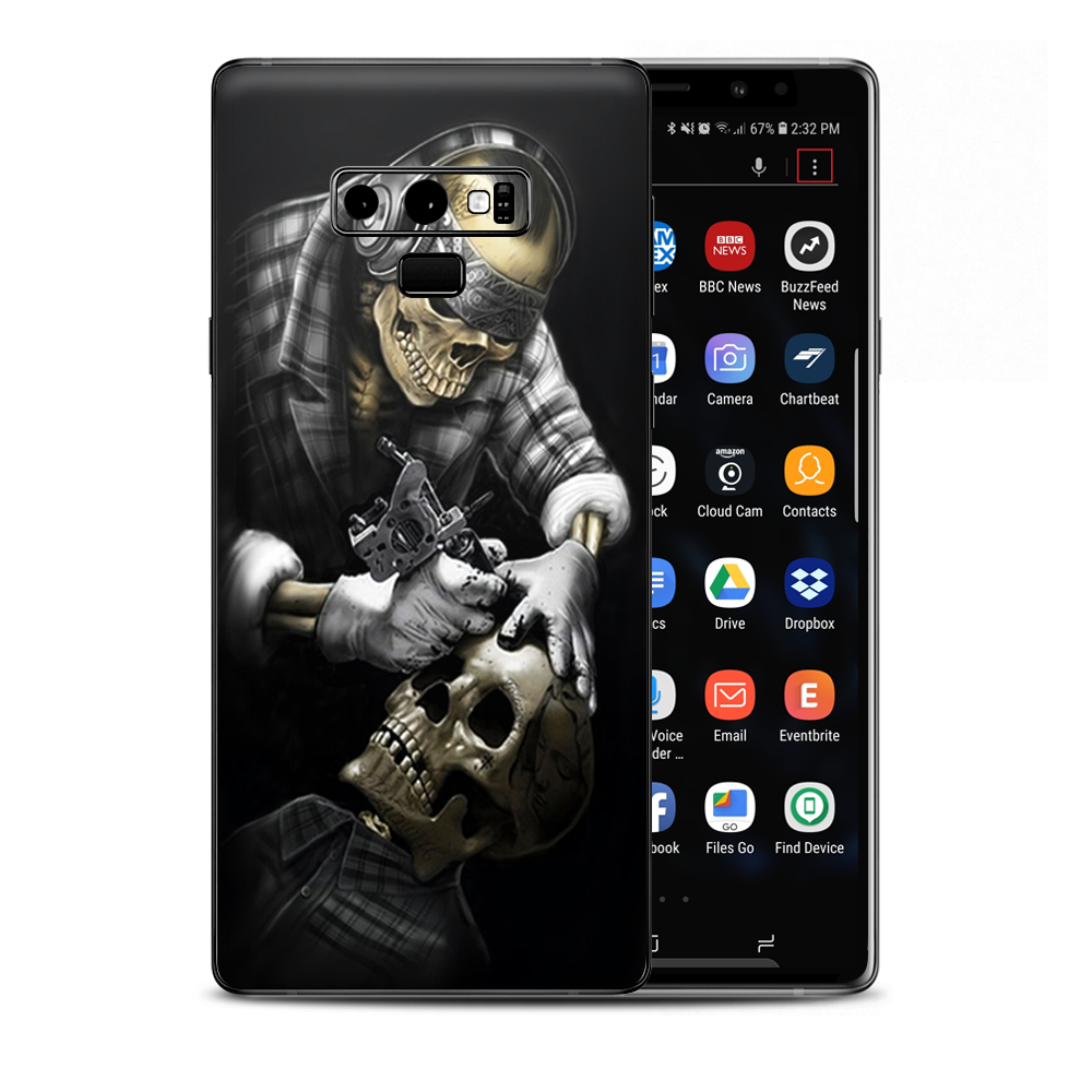 Skeleton Tattooer Samsung Galaxy Note 9 Skin