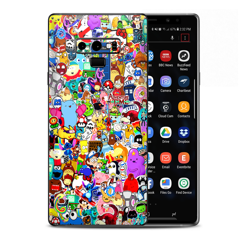 Sticker Collage Samsung Galaxy Note 9 Skin