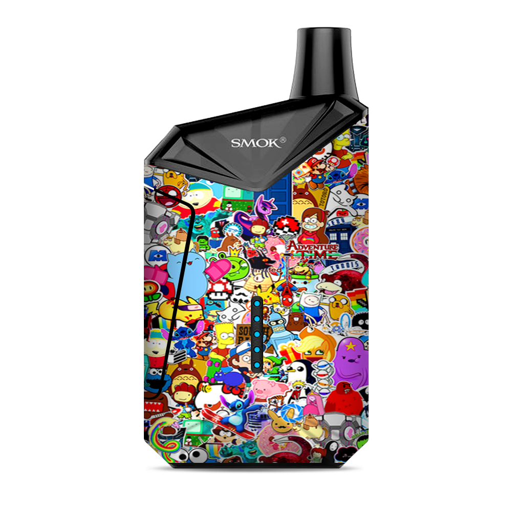  Sticker Collage Smok  X-Force AIO Kit  Skin