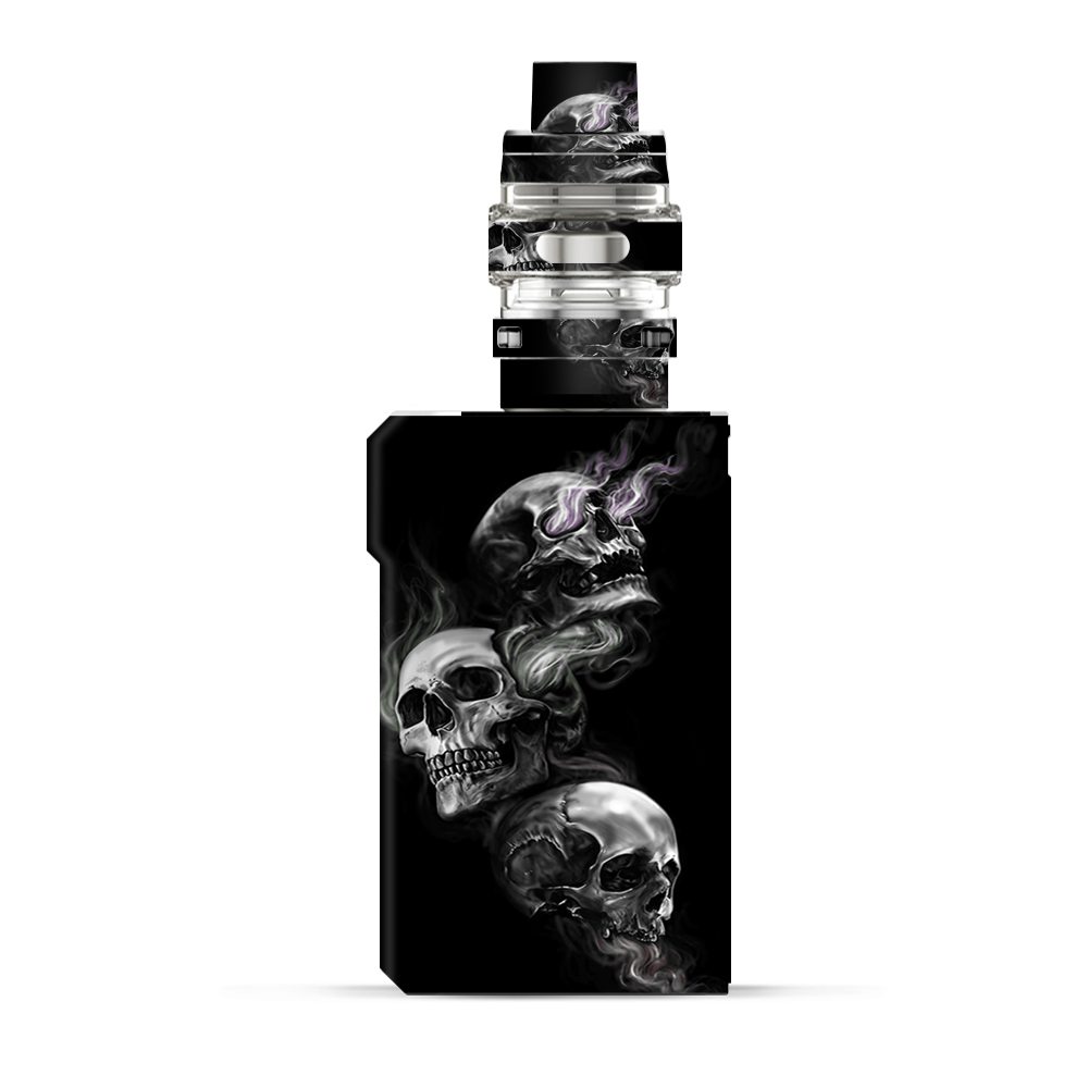 Glowing Skulls In Smoke