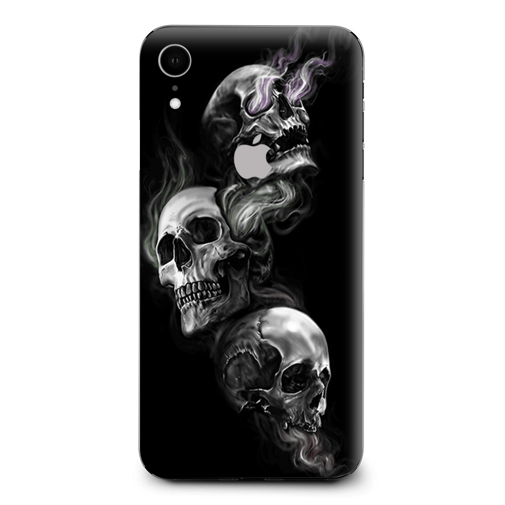 Glowing Skulls In Smok Apple iPhone XR Skin