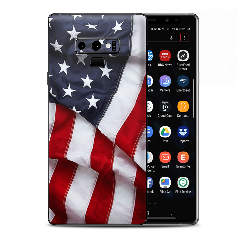 Us Flag Usa America Samsung Galaxy Note 9 Skin