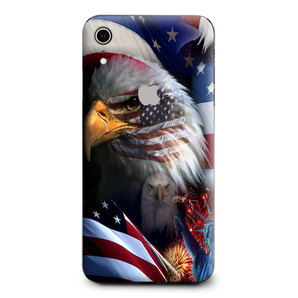 Usa Bald Eagle In Flag Apple iPhone XR Skin