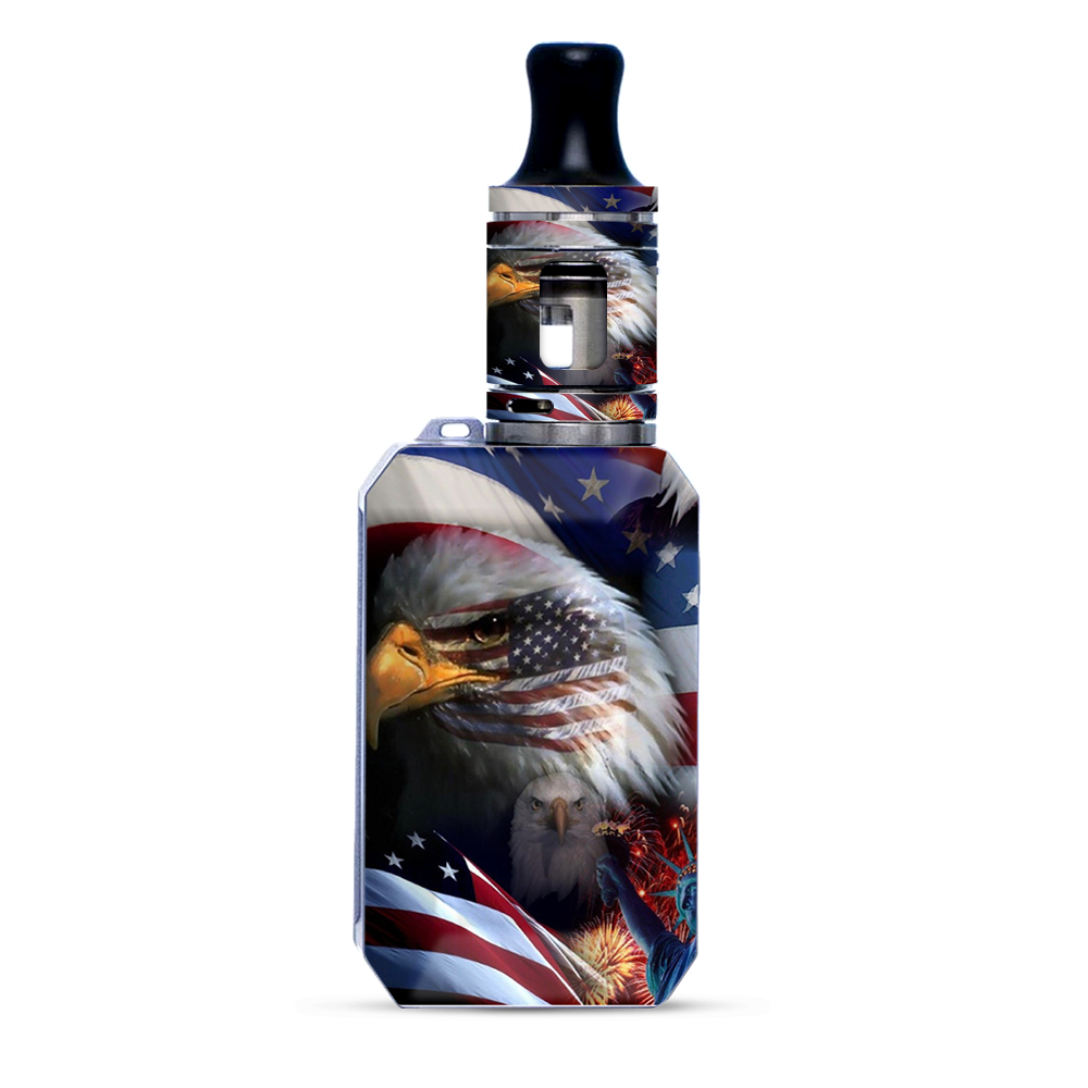 Usa Bald Eagle In Flag