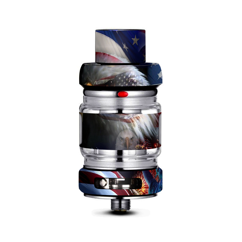  Usa Bald Eagle In Flag Freemax Mesh Pro Tank Skin