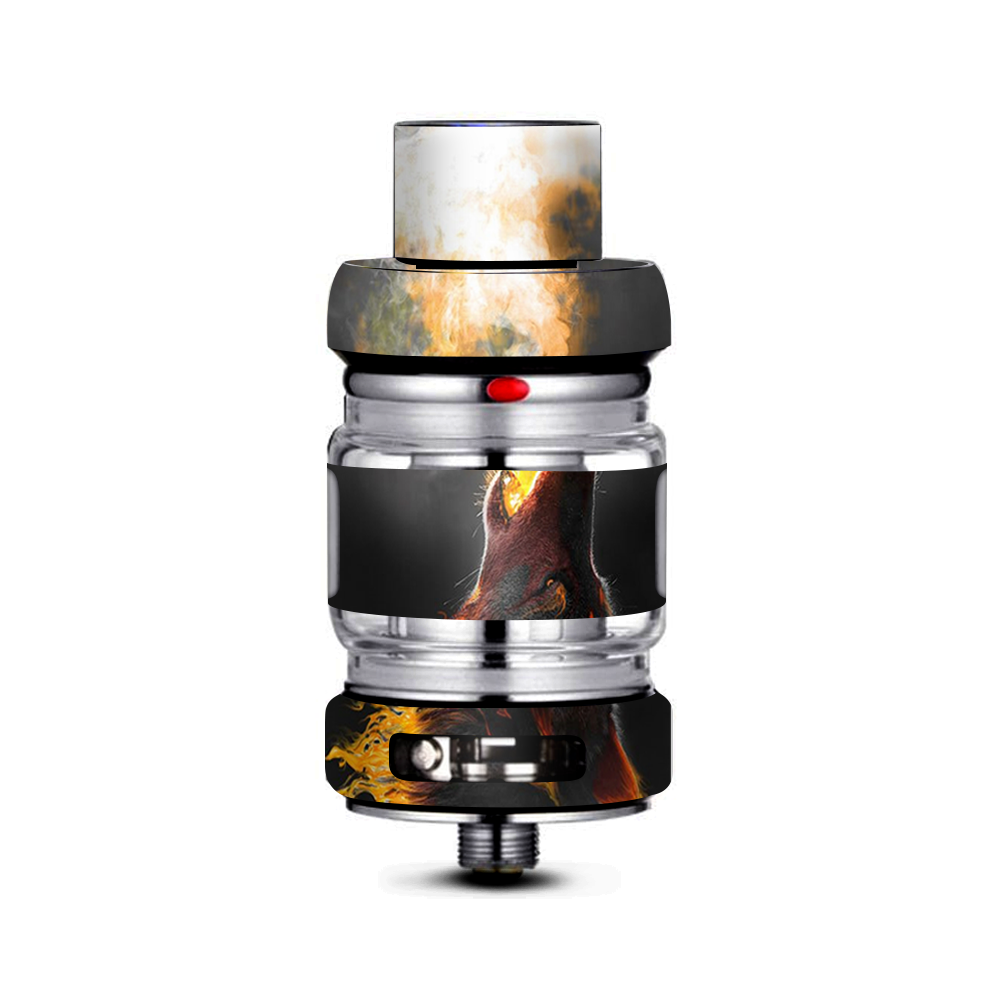  Wolf Howling At Moon Freemax Mesh Pro Tank Skin
