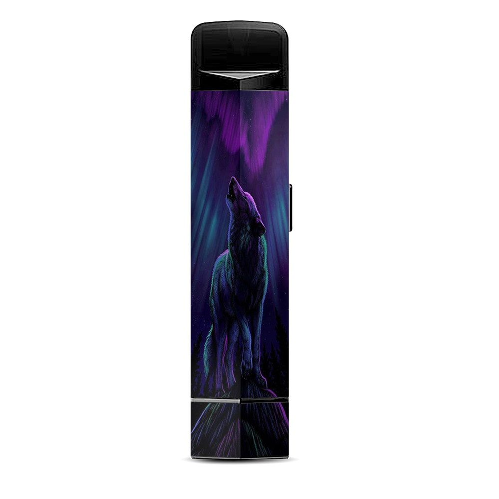  Wolf In Glowing Purple Background Suorin Edge Pod System Skin