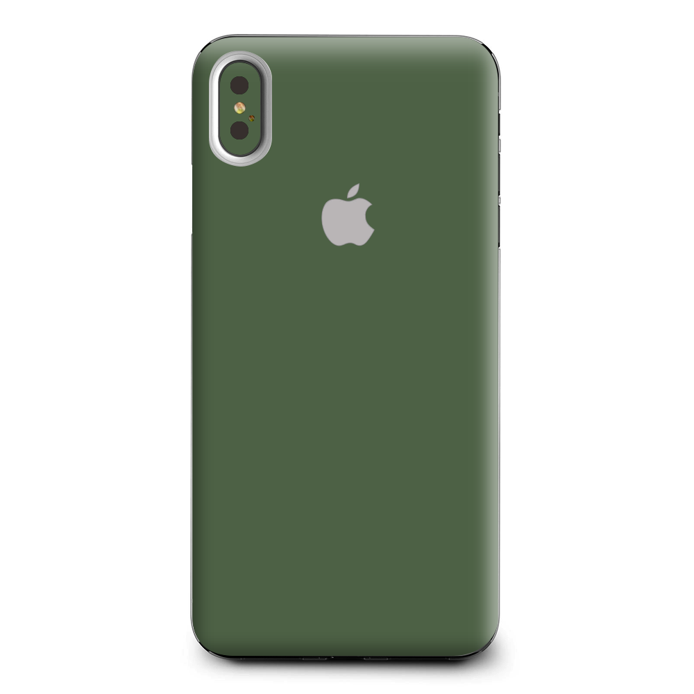 Solid Olive Green Apple iPhone XS Max Skin