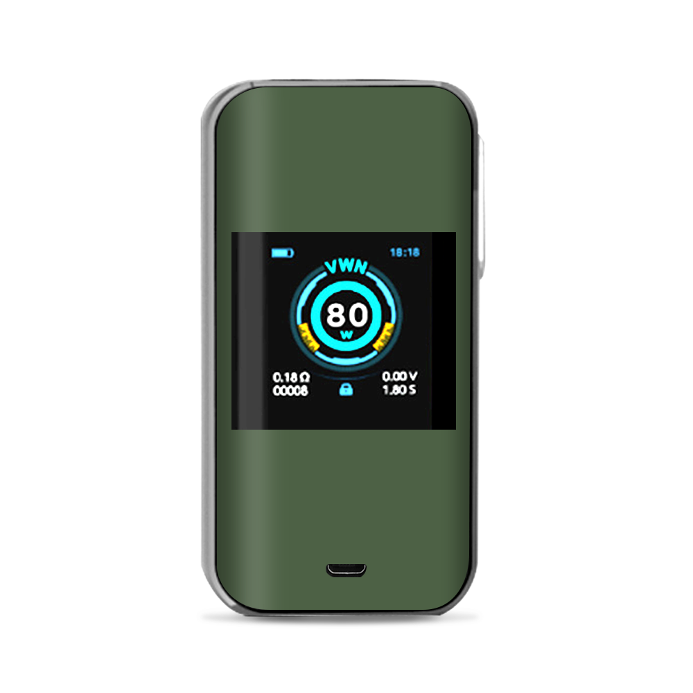  Solid Olive Green Vaporesso Luxe Nano Kit Skin