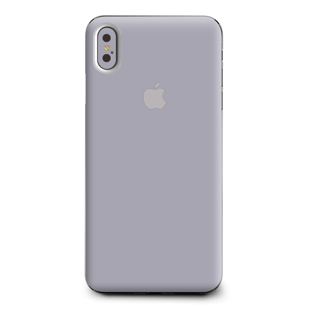 Solid Gray Apple iPhone XS Max Skin