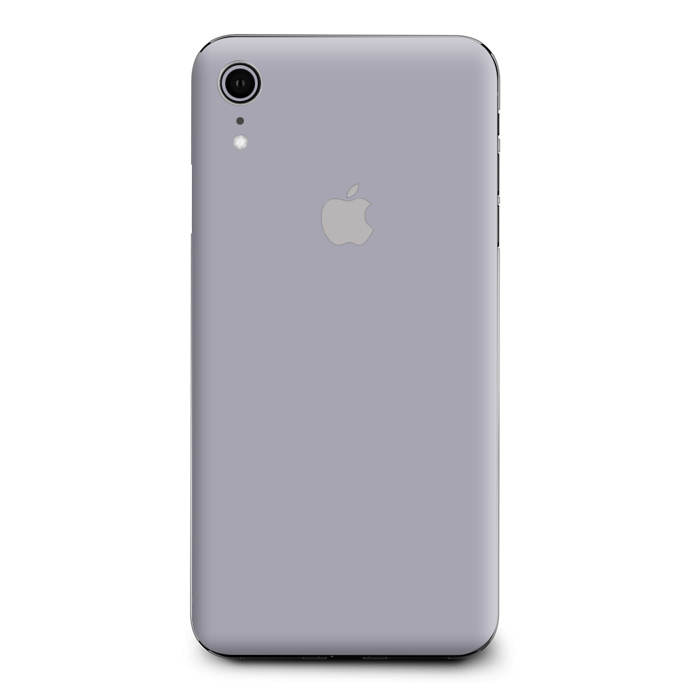 Solid Gray Apple iPhone XR Skin