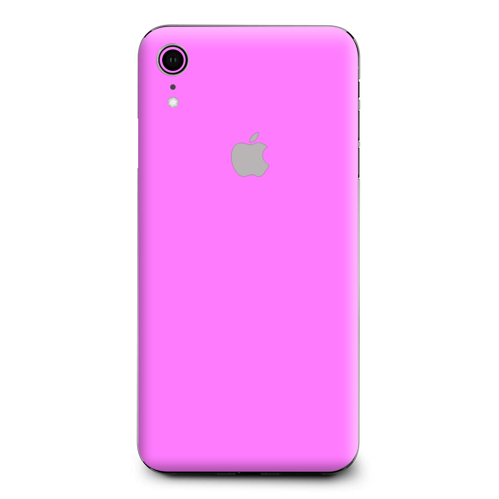 Solid Pink Color Apple iPhone XR Skin