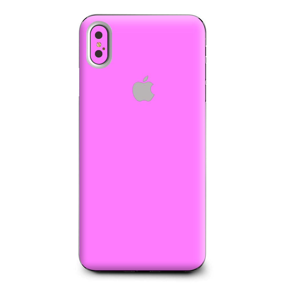 Solid Pink Color Apple iPhone XS Max Skin