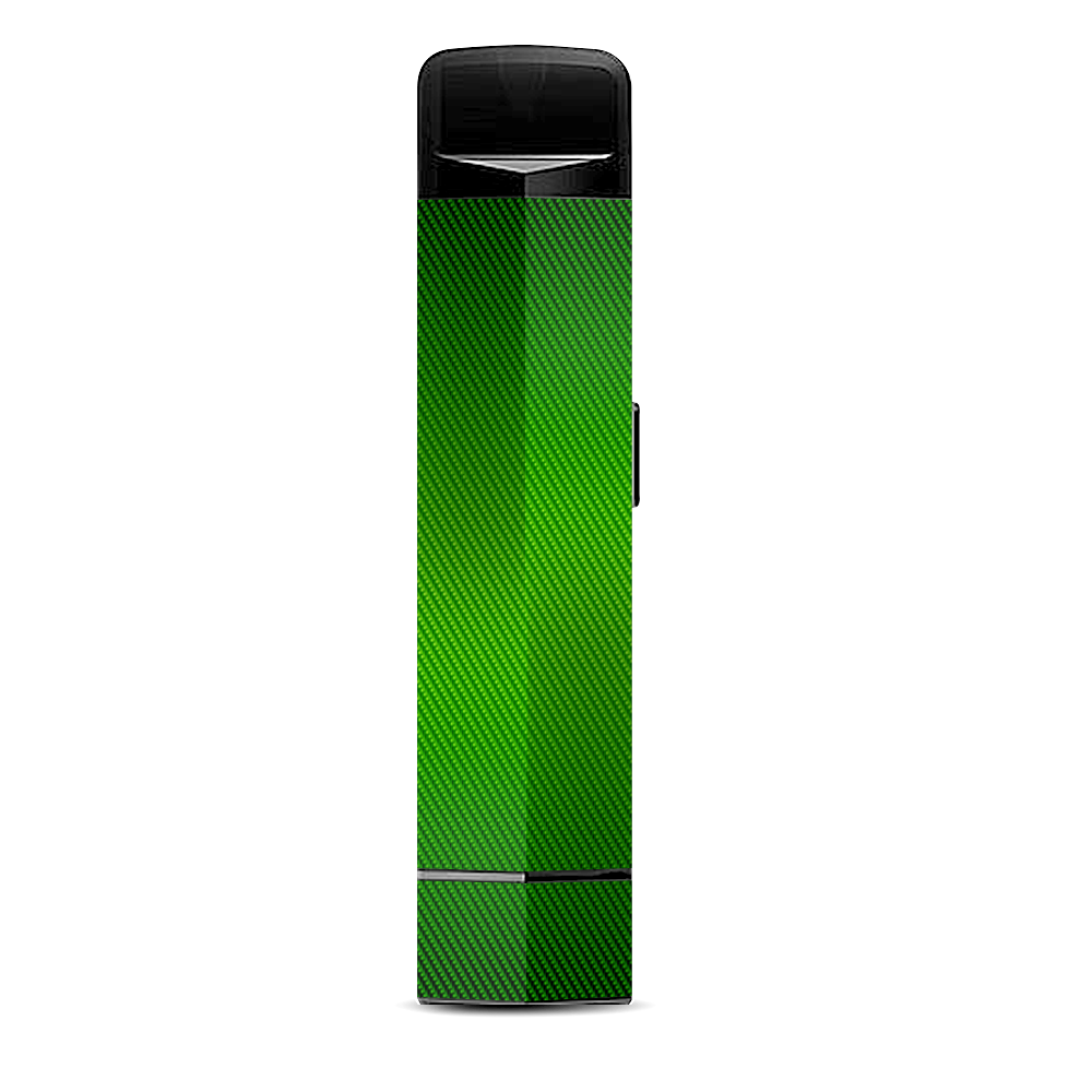  Lime Green Carbon Fiber Look Suorin Edge Pod System Skin