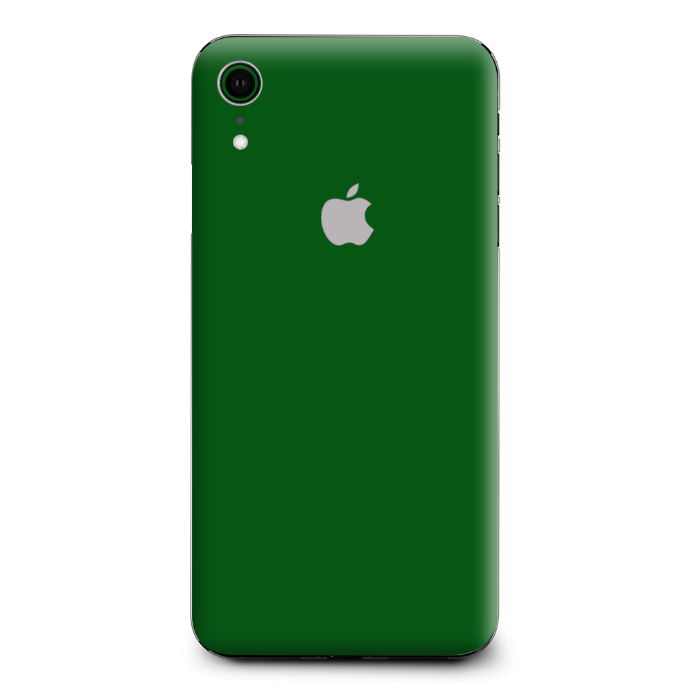 Solid Green,Hunter Green Apple iPhone XR Skin