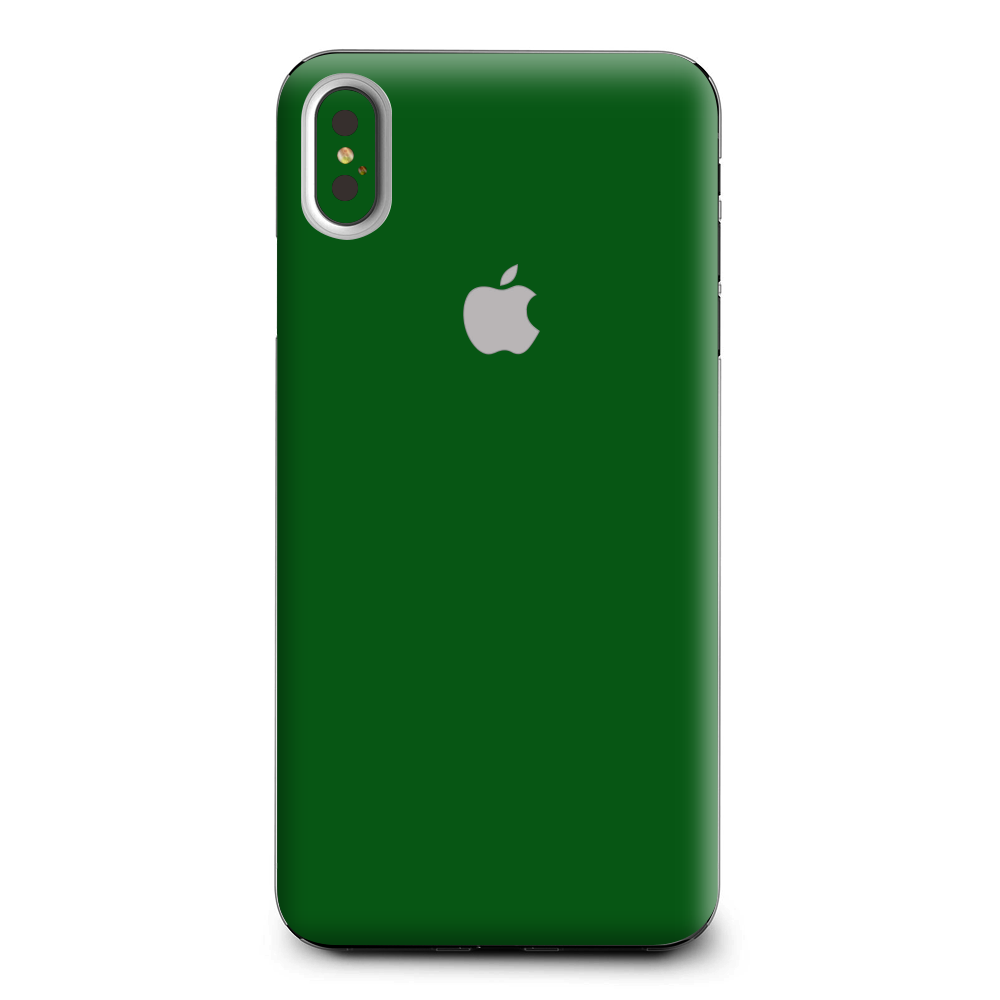 Solid Green,Hunter Green Apple iPhone XS Max Skin
