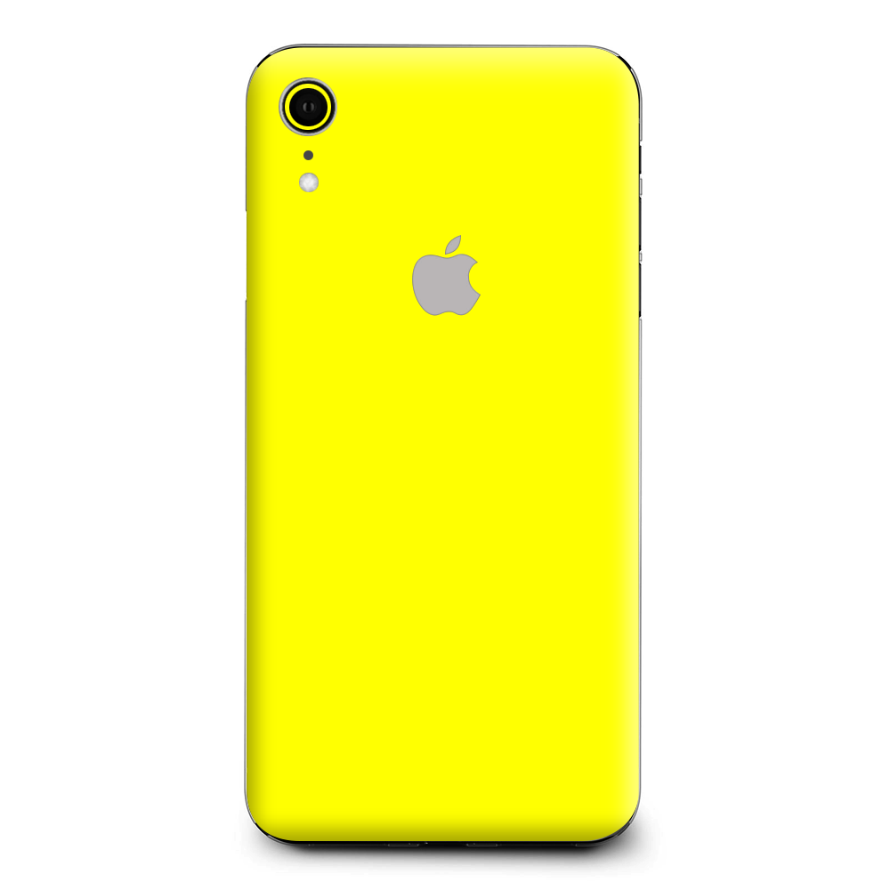 Bright Yellow Apple iPhone XR Skin