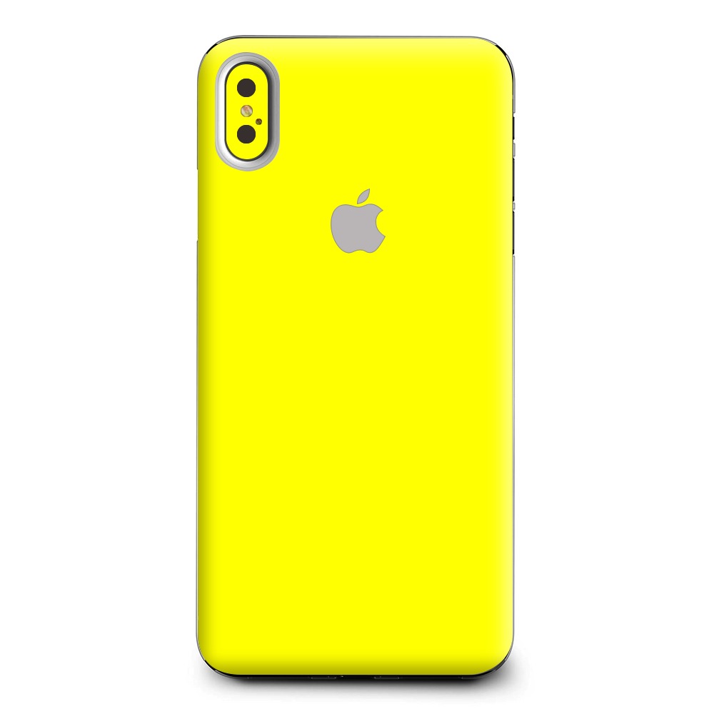 Bright Yellow Apple iPhone XS Max Skin