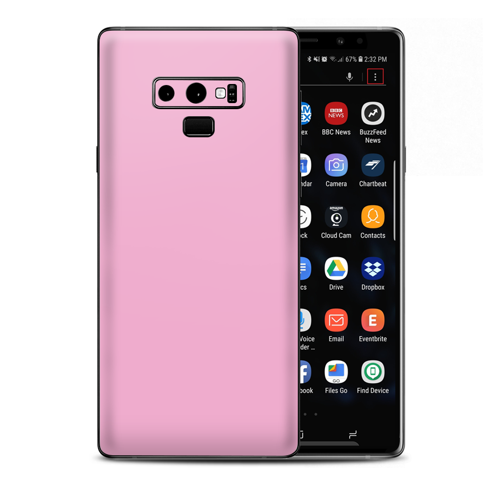 Subtle Pink Samsung Galaxy Note 9 Skin