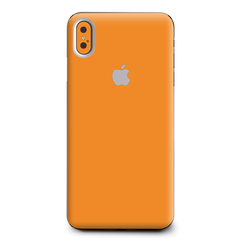 Dark Orange Apple iPhone XS Max Skin