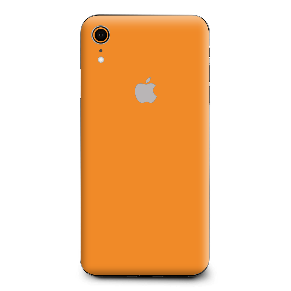 Dark Orange Apple iPhone XR Skin