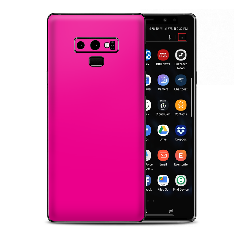 Hot Pink Samsung Galaxy Note 9 Skin