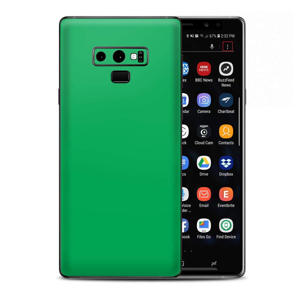 Light Green Samsung Galaxy Note 9 Skin