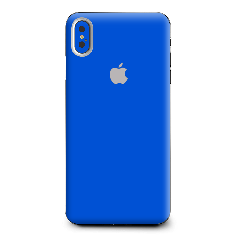 Solid Blue Apple iPhone XS Max Skin