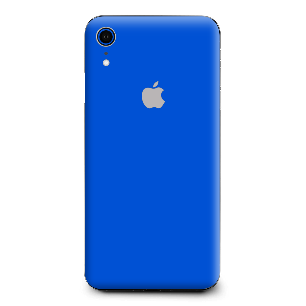 Solid Blue Apple iPhone XR Skin